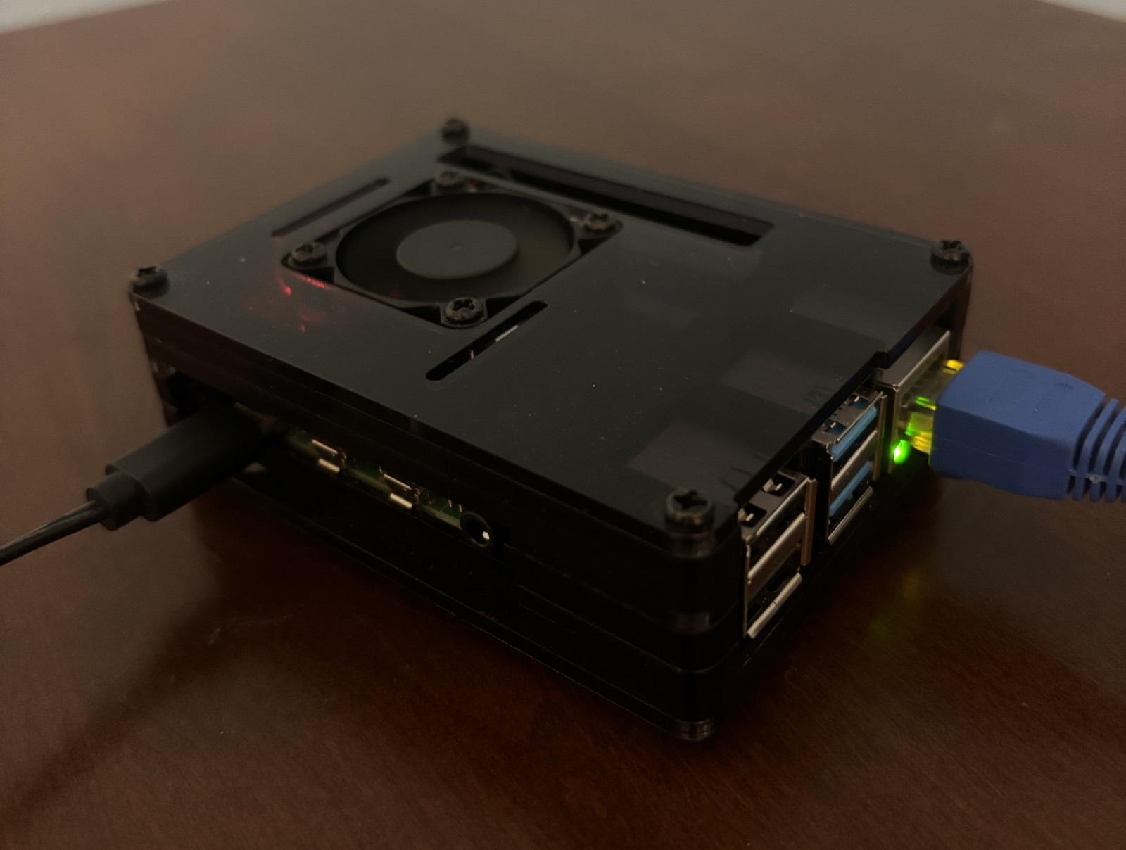 Raspberry Pi 4 used for the base-2 log benchmarks